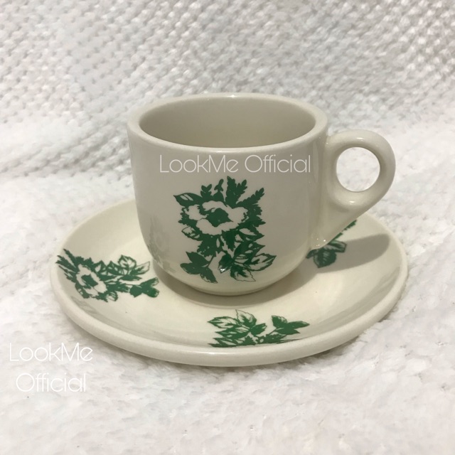 Set isi 6 pcs Cangkir Kopitiam / Gelas Ceramic Kopi tiam / Cangkir Kopi / Cangkir Teh Keramik / Set 