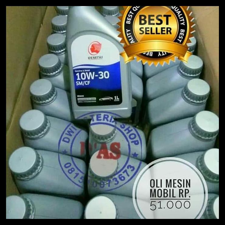 Promo Oli Mesin Mobil Idemitsu 10W/30 10/30 10W-30 10-30 Best Seller 