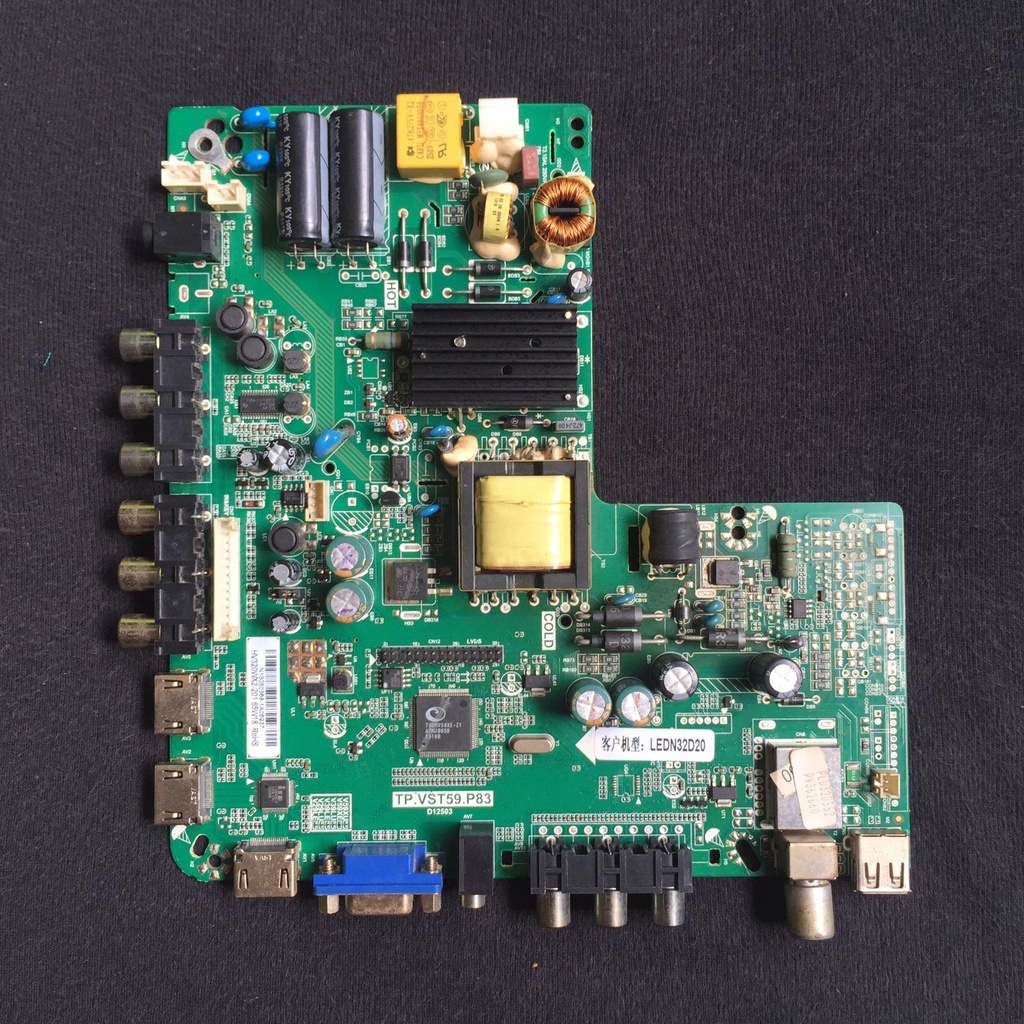 MB - MAINBOARD - MESIN TV POLYTRON PLD 32D552 - 32 D 552 - 32 D - 32D - 32
