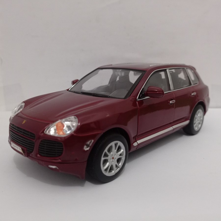 DIECST PORSCHE CAYENNE TURBO WELLY SKALA 24 MINIATUR MOBIL HARGA MURAH