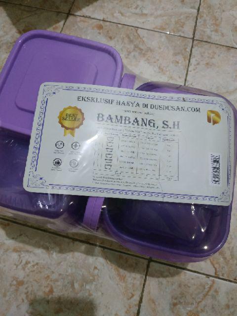 Container Wadah/toples Kulkas Bpa Free Microwave Save/bambang Sh /bambang Kopdar /smart Mom Set Of 4