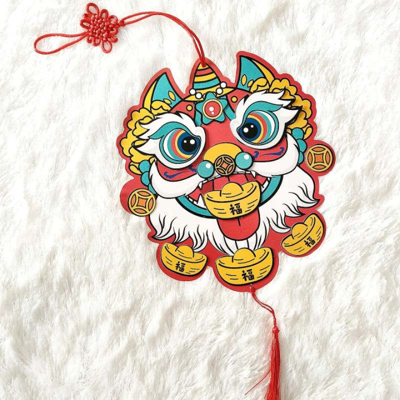 gantungan imlek/hiasan imlek/gantungan barongsai/dekorasi imlek/hiasan dinding