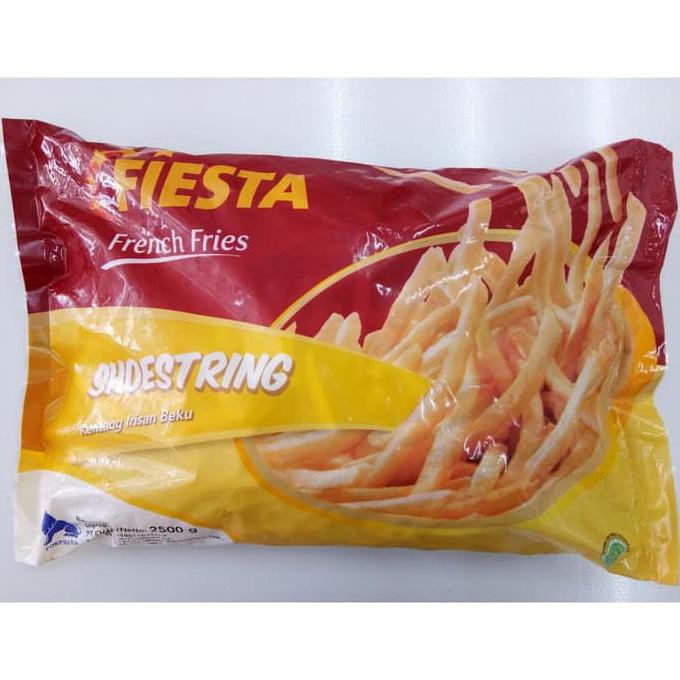PROMO FIESTA FRENCH FRIES SHOESTRING 2,5 KG (KENTANG GORENG)