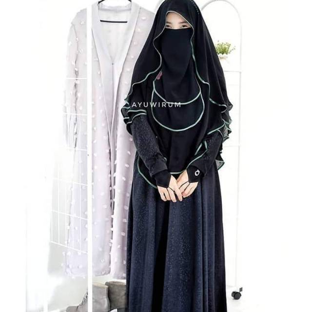 Khimar farfalla lite by hijabisme ORI