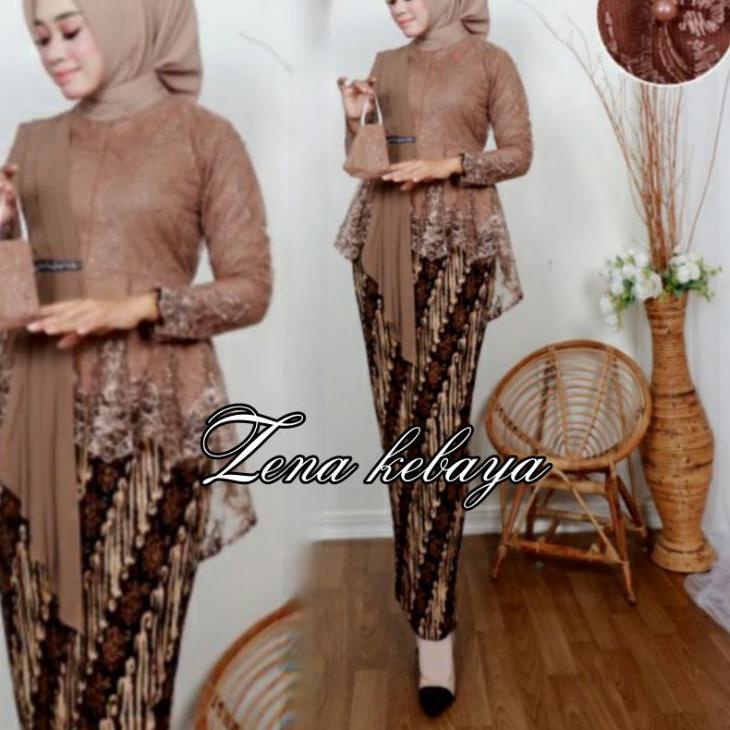 Model Baru.. SET KEBAYA SELENDANG  KEBAYA MODERN KEBAYA BRUKAT MODERN KEBAYA WISUDA KEBAYA BRUKAT TI