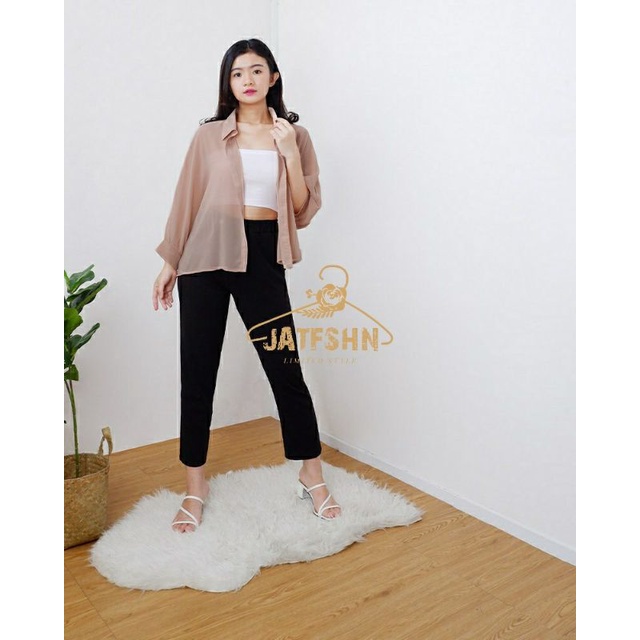 CARDIGAN KHADITA - BASIC OUTER WANITA - CARDIGAN MURAH BERKUALITAS -  OUTER KOREA - CARDI FASHION MUSLIM WANITA - CARDI CERUTY BABYDOLL - ATASAN RINGAN REMAJA KEKINIAN - ATASAN BATWING JUMBO XL-Nude
