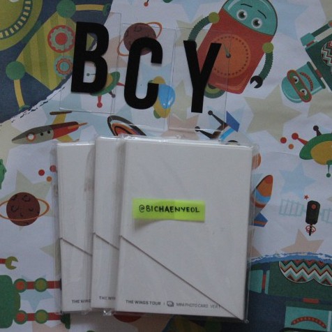 BTS Wings Tour Ver. 1 Mini Photocard - Envelope Only