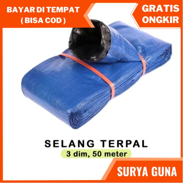 selang irigasi 3 inch selang air sawah selang terpal 3 DIM 50 meter