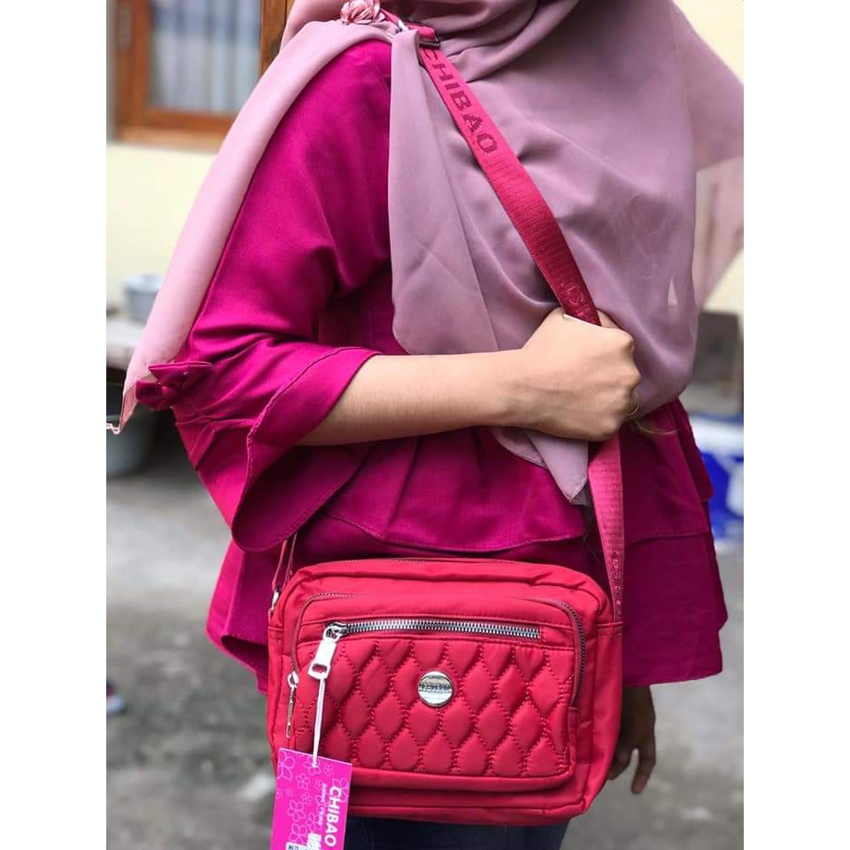 Tas Slempang Chibao 2216-8 TAS WANITA IMPORT TAS CHIBAO BEST SELLER CHIBAO SLEMPANG TERBARU BISA COD