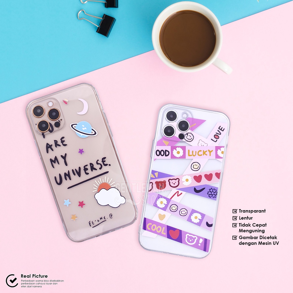 CASE CLEAR PRINT VIVO Y1S Y12 Y12S Y15 Y15S Y17 Y19 Y20 Y20S Y21 2021 Y21S Y21T Y30 Y30i Y32 Y33S Y50 Y51 Y51A Y53S Y55S 5G Y91 Y91C Y93 Y95 #C7