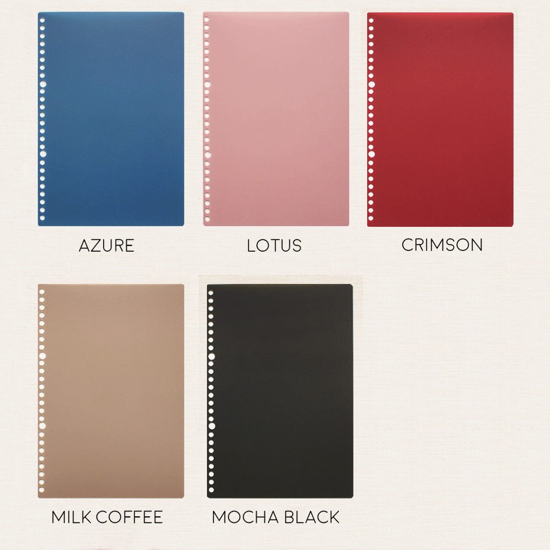 

DIY Plastic Binder Cover Retro Color A5