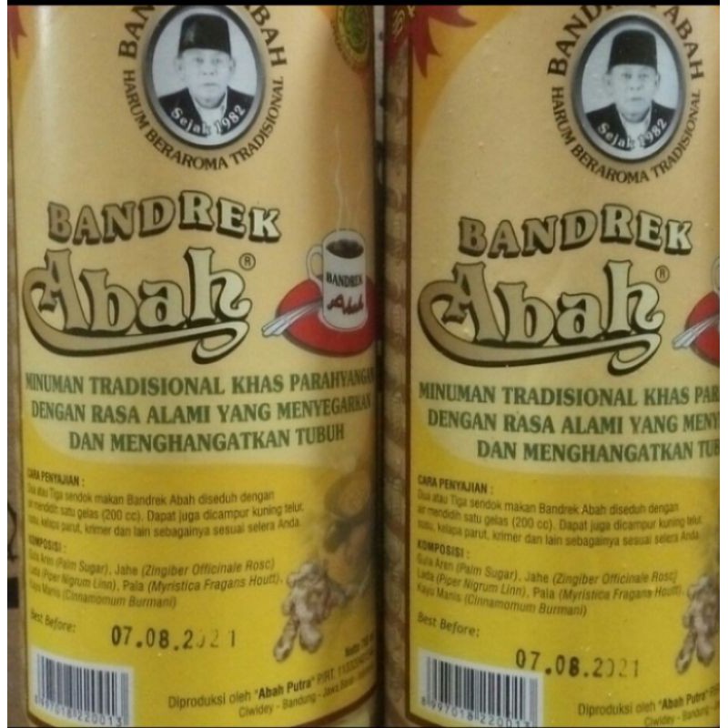 

bandrek abah Ciwidey 750ml