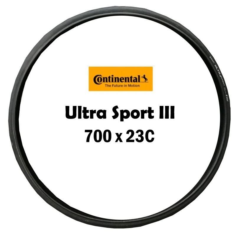 Continental Ultra Sport Ban Luar Sepeda 700 x 23c Roadbike Fixie Kawat