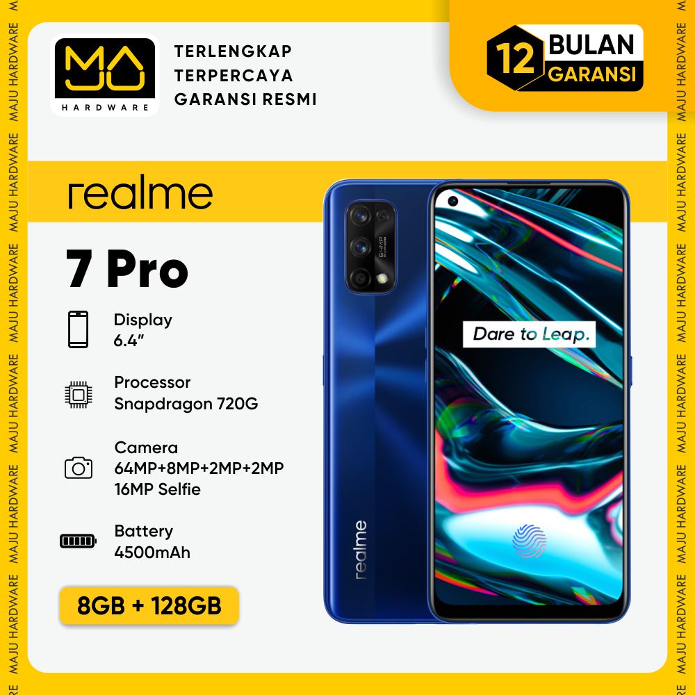 Realme 7 Pro Ram 8/128GB - Garansi Resmi 1 Tahun