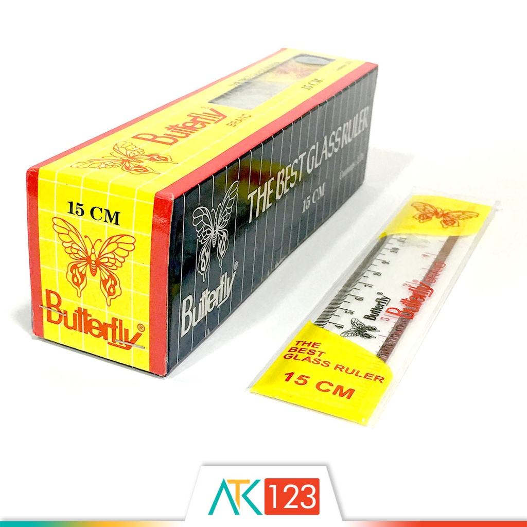 

Penggaris Plastik 15 cm Butterfly