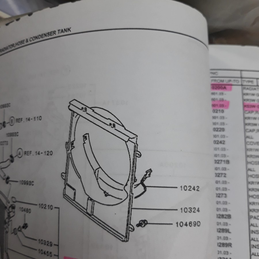 Cover Radiator Shroud Fan Rumah Kipas Bawah Asli All New Pajero Dakar