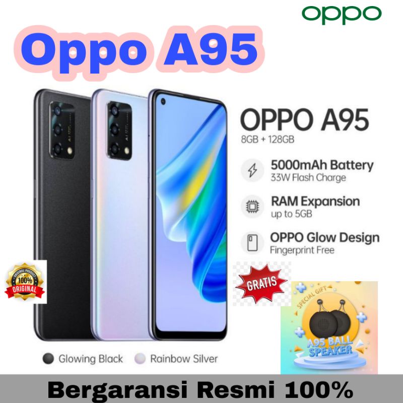 oppo A95 garansi resmi ram 8/128GB