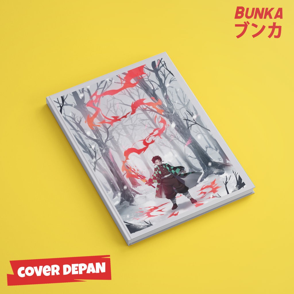 

Notebook Anime Kimetsu no Yaiba Tanjiro C Hardcover A5 Buku Tulis Catatan Note Agenda Planner Jurnal