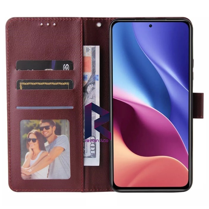 CASING XIAOMI POCO F3 FLIP WALLET LEATHER KULIT PREMIUM SARUNG BUKA TUTUP FLIP CASE XIAOMI POCO F3