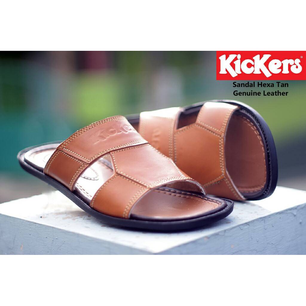 Sandal Pria Santai Kasual Sandal Casual Jalan Kerja Sol Empuk Original Laki Cowok Kulit Kickers Hexa