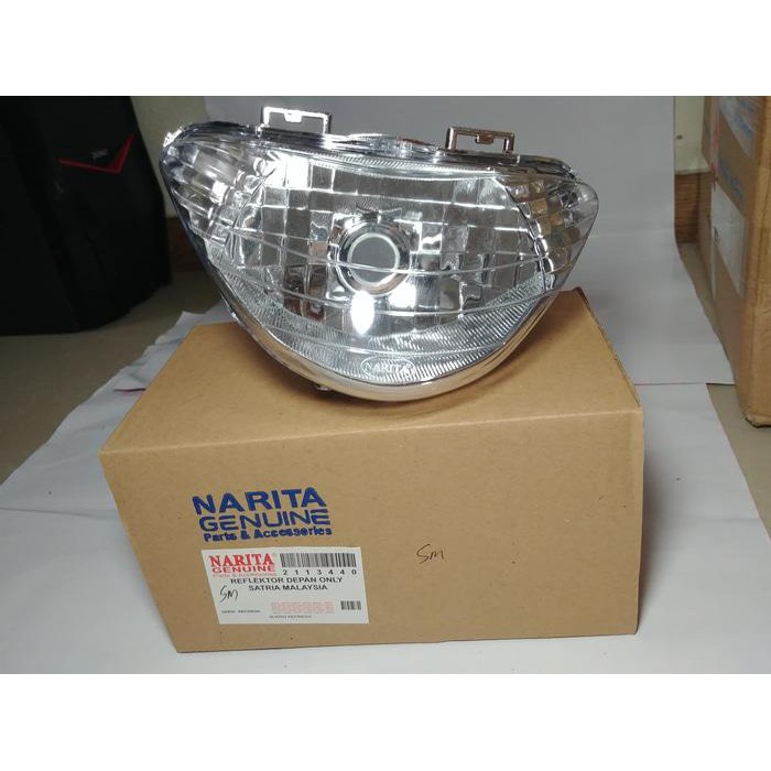 Reflektor lampu depan satria hiu Malaysia