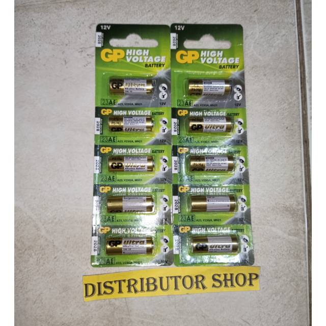 Battery GP HIGH VOLTAGE 23AE 12V / Bateray Remot Mobil