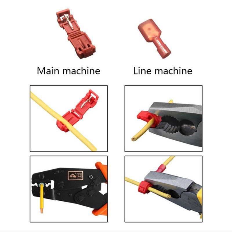 Terminal Insulated Connector T Tap 120 pcs