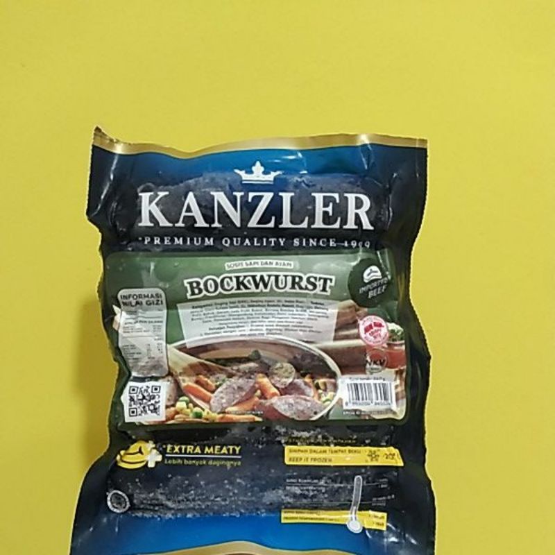 

KANZLER SOSIS SAPI BOCKWURST | Berat Bersih 360gr