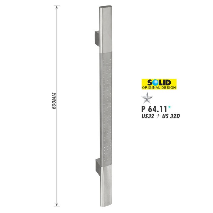 SOLID - PULL HANDLE SOLID P 64.11 ( 60 CM ) / HANDLE PINTU KUPU-KUPU