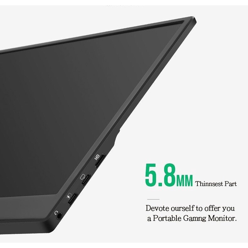 BeeX.ID 15.6&quot; Full HD Portable Gaming Monitor Cable PS4 Nintendo Switch