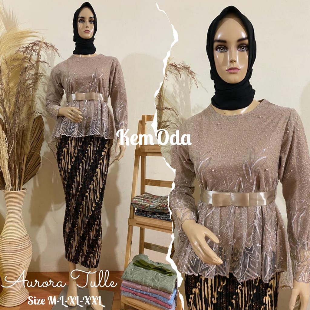 Set Kebaya Aurora Tulle Terbaru