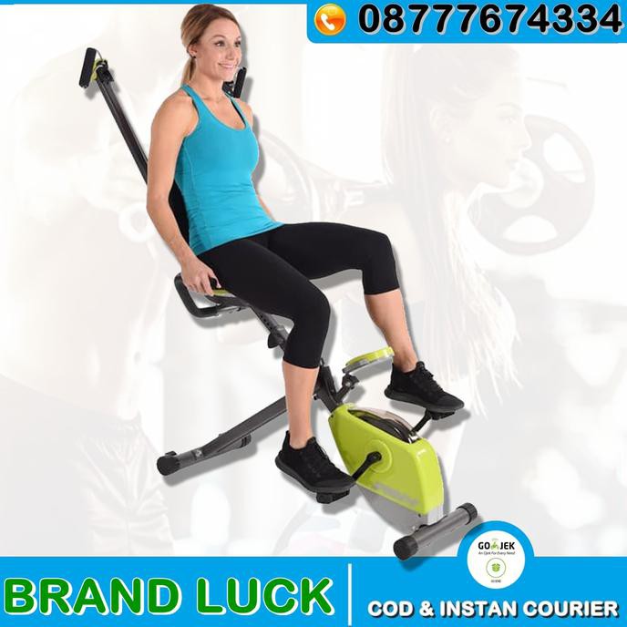 Toko-Alat-Fitness Sepeda Recumbent X Bike Yellow Id 360 Multifungsi Excider Bike Origin' Terlengkap