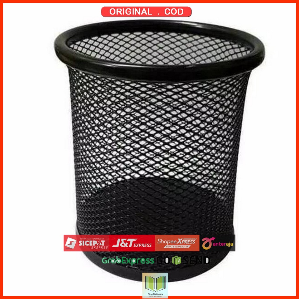 

Desk Set/ Pen Holder / Tempat Alat Tulis Jaring Bulat