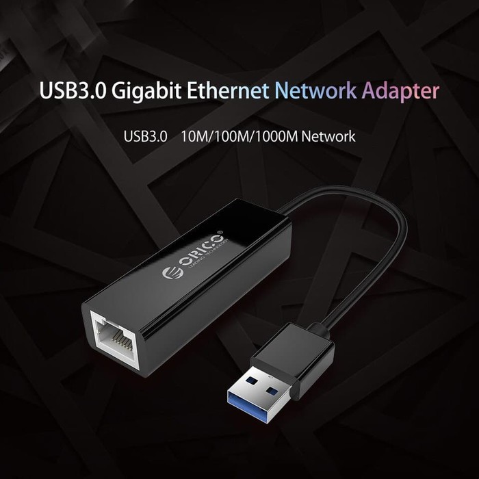 Orico UTJ-U3 USB3.0 to LAN Gigabit fast Ethernet Network Adapter