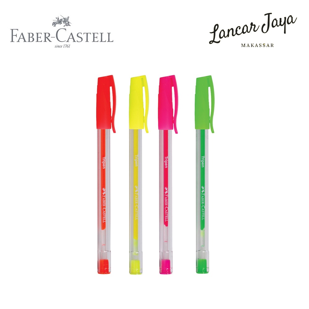 

[ 1 PCS ] Ballpoint Gel Pen Pulpen Pena Faber Castell Tripen Neon
