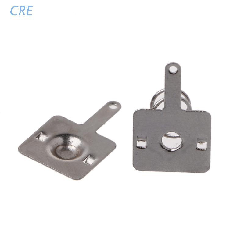 CRE  50 Pairs Metal Battery Spring Plate Set for AA AAA Positive Negative Contact