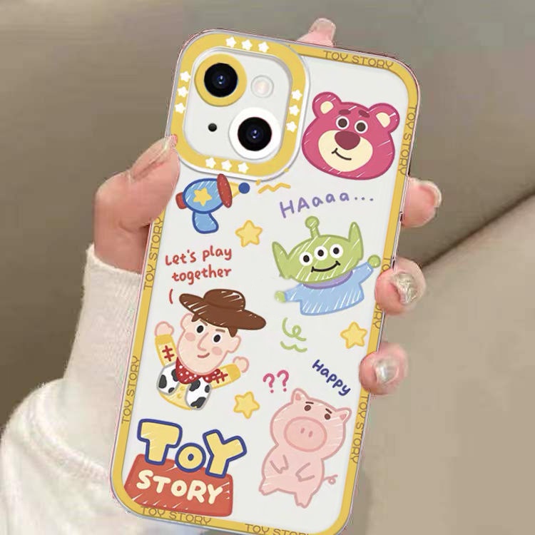 Soft Case Motif Kartun Untuk Iphone 14 13 12 11 Pro MAX 6S 7 8 Plus XR