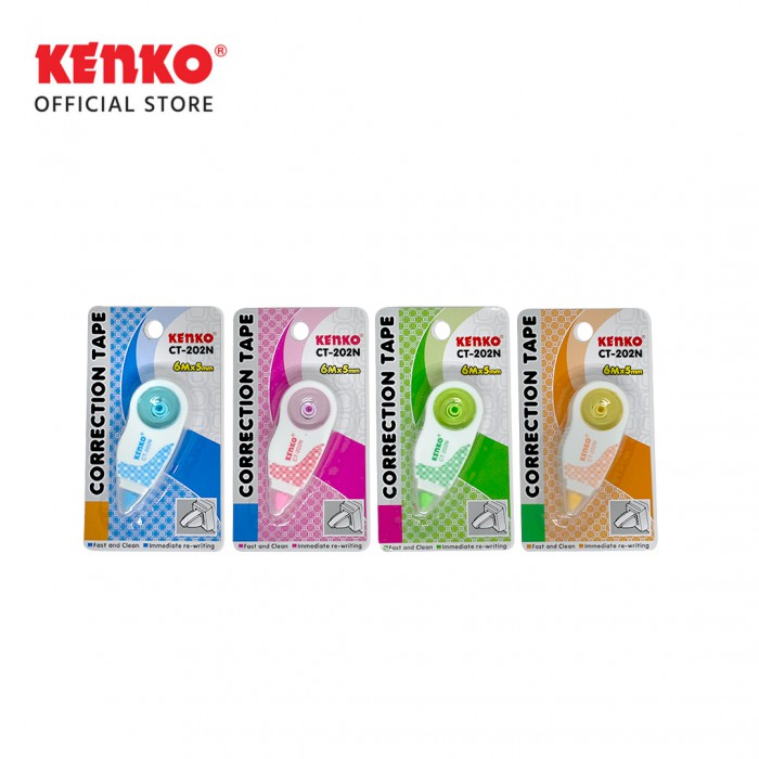 

KENKO CORRECTION TAPE CT-202N ( 6 M X 5 MM ) - 3 PCS