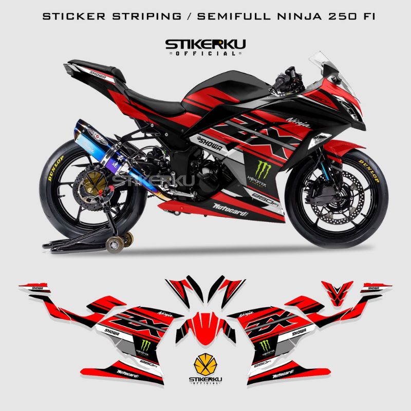 striping ninja 250 fi / striping ninja 250 fi semi / striping motor ninja 250