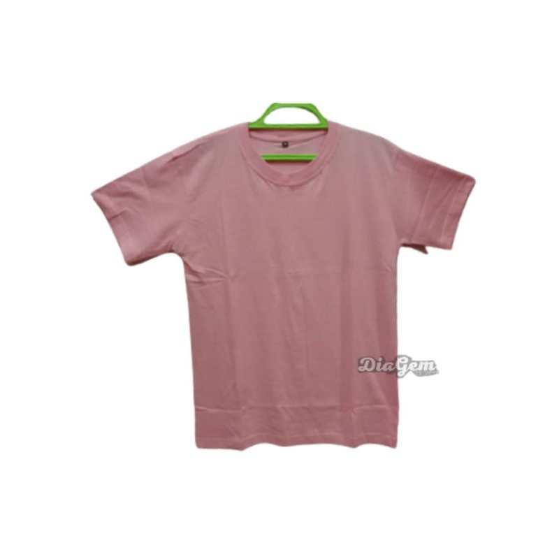 kaos polos pink/ kaos oblong pink/ Unisex