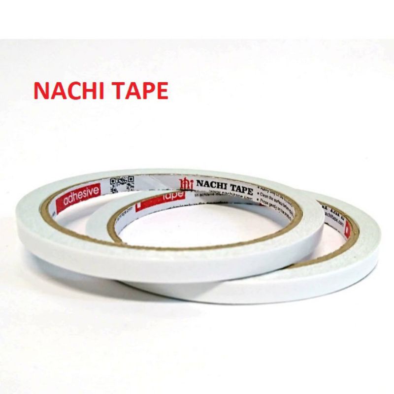 

Isolasi Doubel Dobel Tape Foam Nachi plakban ukuran 6 , 12, 24, 48 mm x 10 yd