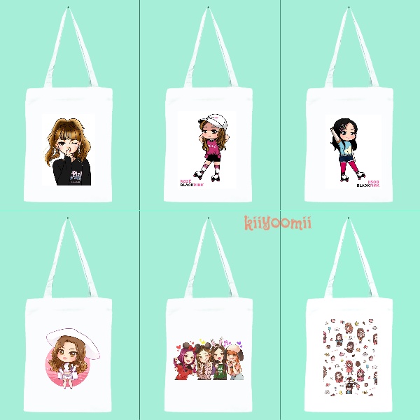 PART 4 KPOP New totebag aesthetic printing (resleting) drill premium (400) || kiiyoomii ||