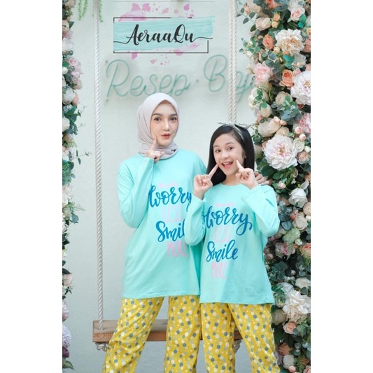 setelan anak pajamas couple aeraaqu