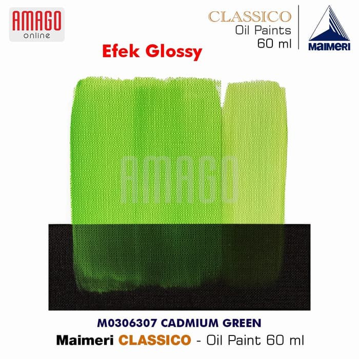 MAIMERI CLASSICO - OIL PAINT - CADMIUM GREEN - 60ML - M0306307