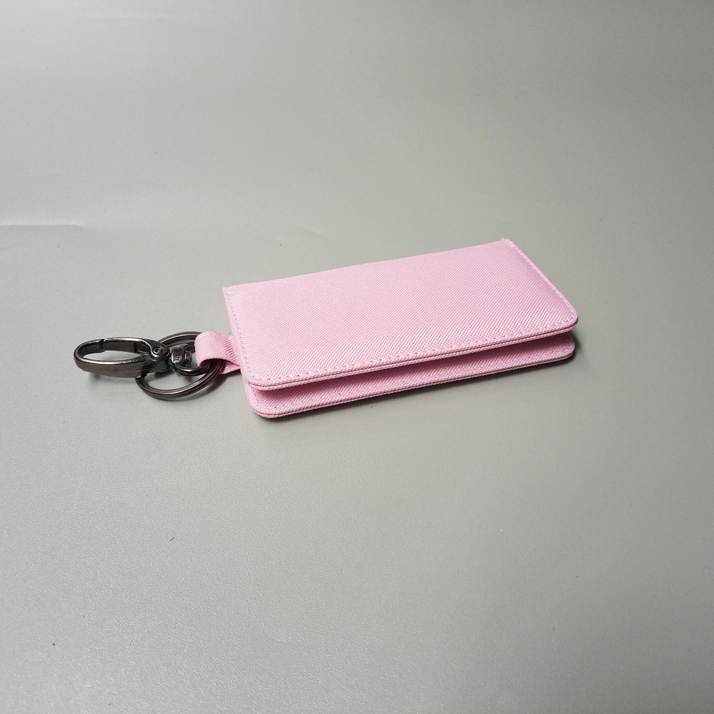 gantungan kunci Motor Dompet Stnk Mobil pINK - WSGK087