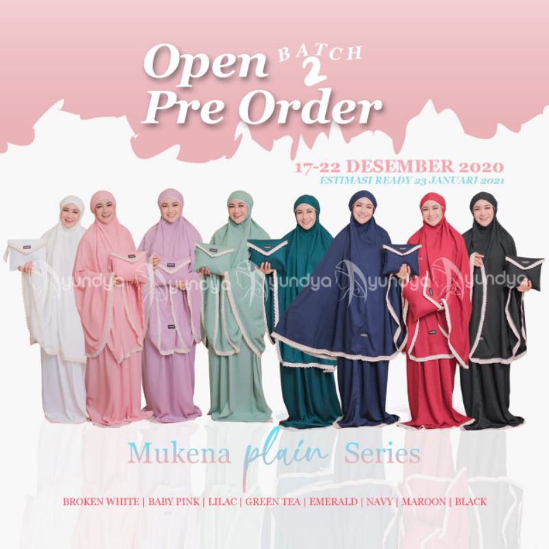 Mukena Plain Batch 4 Reseller Ayundya