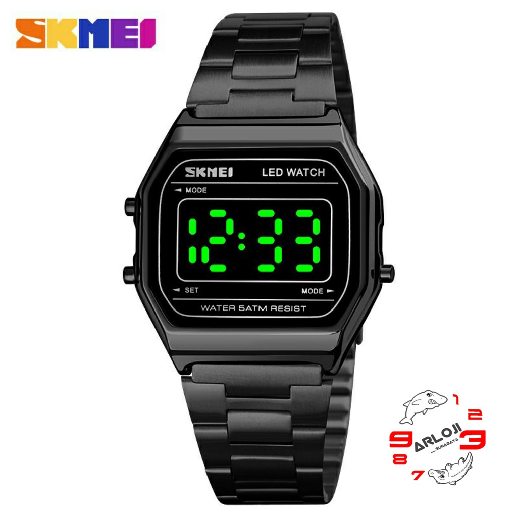 arloji_surabaya • Jam Tangan Skmei 1646 Digital Led Original Bisa Pria / Wanita