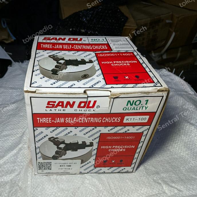 Chuck Bubut 4" 3 Jaw / Claw Bubut 3 Jaw / Catok Kepala Bubut 4 Inch