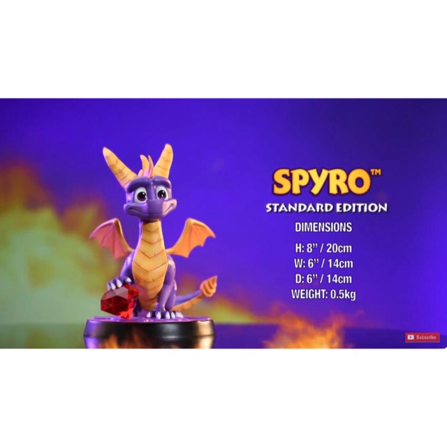 WTS : SPYRO (First 4 Figures) - Rp 1.650.000 . The highly anticipated Spyro™ Dragon - 8" PVC Painted