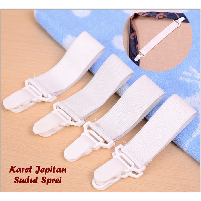 GM131 Tali Karet Pengait Ujung Sprei Kasur / Karet Kasur Strap Pengencang Ujung Sprei